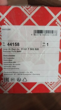 Filtr odmy bmw e46 e90 e91 e87 e83 Febi bilstein