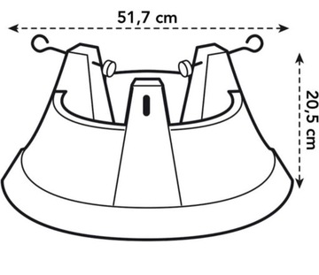 Super XXL stojak pod choinkę 