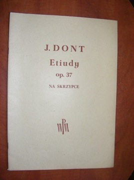 J.DONT - ETIUDY OP.37 NA SKRZYPCE 1956