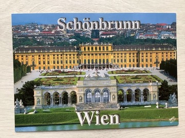 Wiedeń zamek Schonbrunn pocztówka Austria