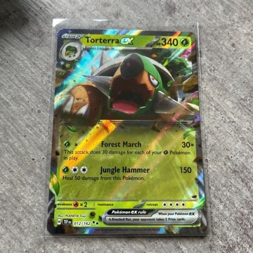 Karta Pokemon Torterra ex 012 TEF