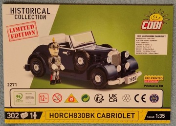 Klocki COBI 2271 - Horch 830 BK Cabriolet - LE