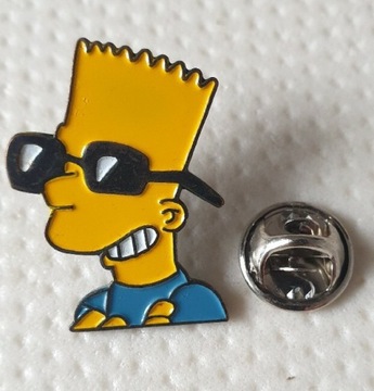 Przypinka,  pin  Bart Simpson 