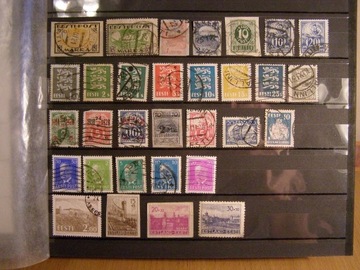 Zestaw znaczków Estonia do 1945