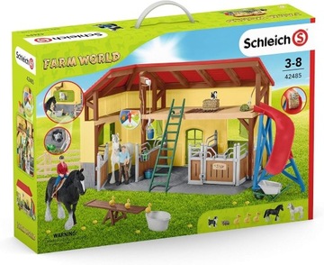 Zestaw Schleich Farm World 42485 Stajnia nowe