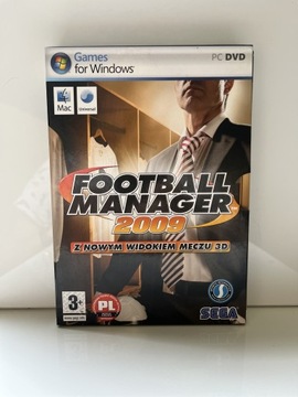 Football Manager 2009 PC PL DVD Box Super Stan