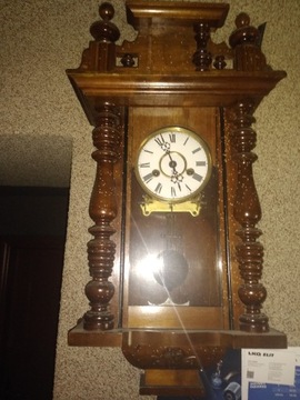 Zegar wiszący Gustav Becker 