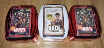 Nowe gry Quiz pytania pudełko Harry Potter Marvel 