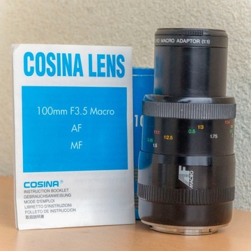Cosina 100 mm f/3.5 Macro 