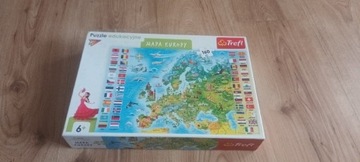 Puzzle mapa Europy.