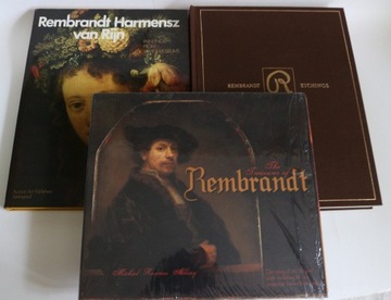 Rembrandt, zestaw trzech albumów po angielsku