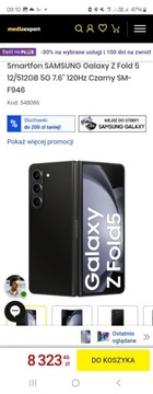 PROMOCJA DO 24.04 Samsung Galaxy Z FOLD 5 12/512GB