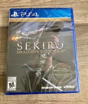 Sekiro Shadows Die Twice / PS4 / w folii