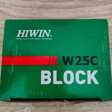 Hiwin, HGW25CC, łorzysko liniowe, wózek