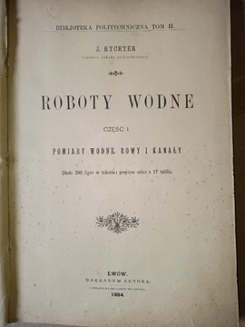 Roboty wodne 1894 rok, Lwów.