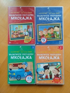 MIKOŁAJEK - seria 4x DVD Najnowsze przygody
