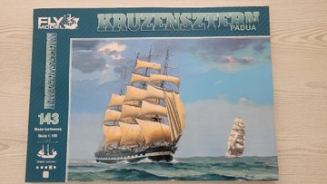 Kartonowy Model Żaglowiec Kruzensztern Padua