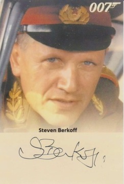 Steven Berkoff - 007, Rambo - autograf