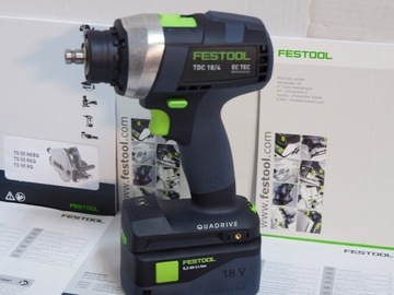 FESTOOL TDC 18/4 wkretarka 4 biegi bateria 5,2Ah 