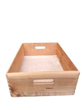 Skrzynka pudełko drewno wys 13,5 cm, 30x40