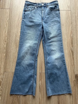 Spodnie damskie jeansowe stradivarius 38