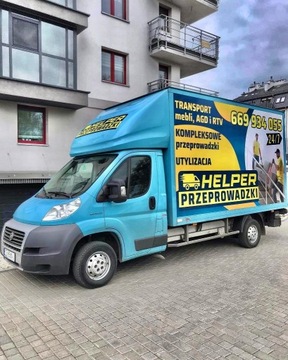 HELPER przeprowadzki transport taxi bagażowe TANIO