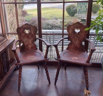  oryginalne krzesła barokowe