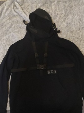 Le Fantome Bluza Techwear Czarna  Męska 