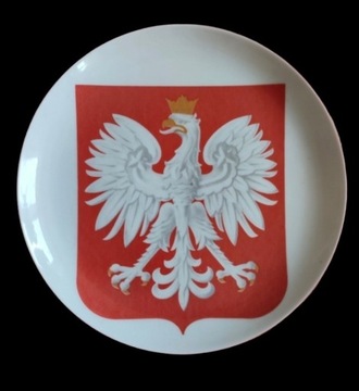 Talerz Godło Polski, Wytwórnia porcelany Karolina 