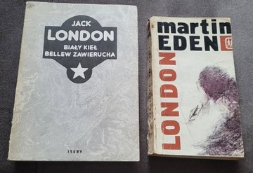 2 książki" Biały Kieł Bellew"  " Martin Eden"