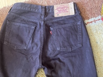 Levi’s 501 spodnie jeans brązowe