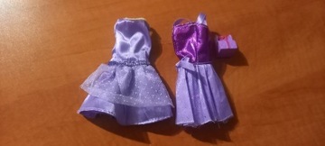 Krótka sukienka torebka dla lalki Barbie zestaw