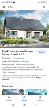 Projekt domu dom w zdrojówkach 3 firmy archon