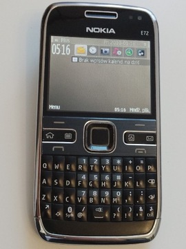 Piękna NOKIA E72 Bez Simlocka z ładowarką /PL