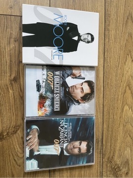 DVD James Bond: zestaw filmów moore+dalton, nowe