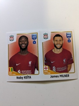 Naklejki FIFA 365 nr 78a 78b - Panini 2023 karty