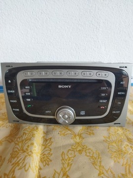 Radio Sony Ford Kuga, focus mondeo z Kodem.