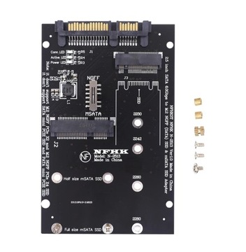 Adapter karta M.2 NGFF MSATA SSD do 2.5“ SATA 3.0