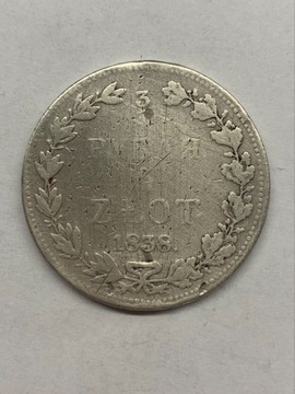 3/4 Rubla 5 złotych 1838 