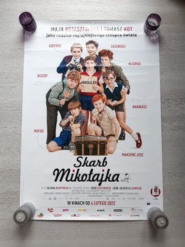 Plakat kinowy z filmu Skarb Mikołajka