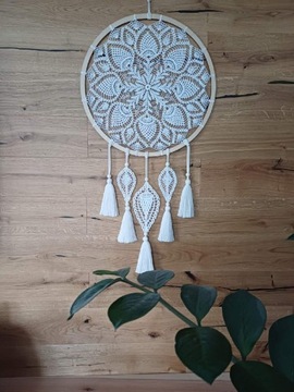 Mandala szydełkowa, boho, łapacz snów 