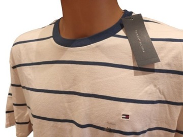 Koszulka męska T-shirt Tommy Hilfiger XL różowa