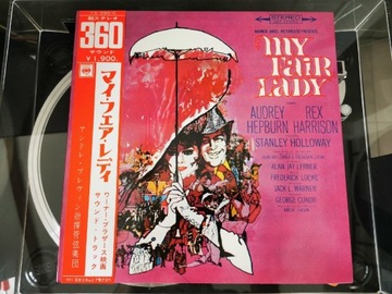 OST MY FAIR LADY OBI LP NM 1964 GATEFOLD
