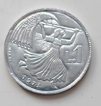 San Marino - 1 lira - 1973r. 