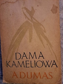 książka Dama Kameliowa Rok wydania 1960.