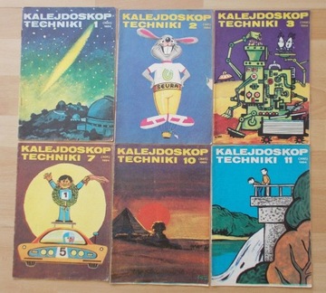 6 x KALEJDOSKOP TECHNIKI 1984