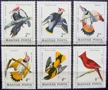 Węgry Mi 3760-65**Ptaki Fauna