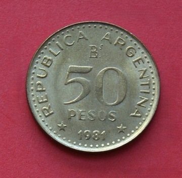 50 Peso  1981 r  -  Argentyna  