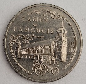 Polska, 20 000 złotych, 1993 rok, Zamek w Łańcucie