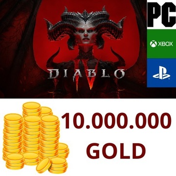 Diablo 4 10 MLN GOLD 10.000.000 Złota Sezon 1